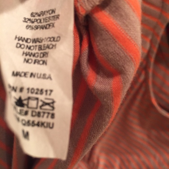 Soprano Orange Striped Dress - Picture 3 of 3